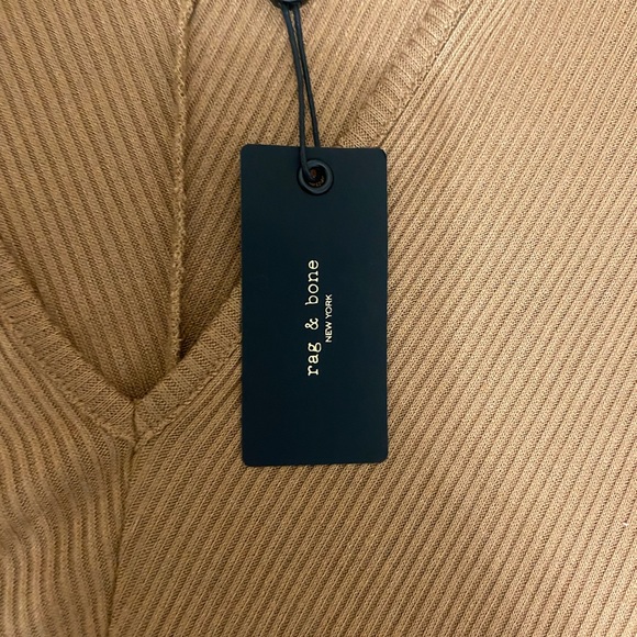 Rag & Bone The Knit Rib Bias Dress in Camel in size S - Picture 8 of 9